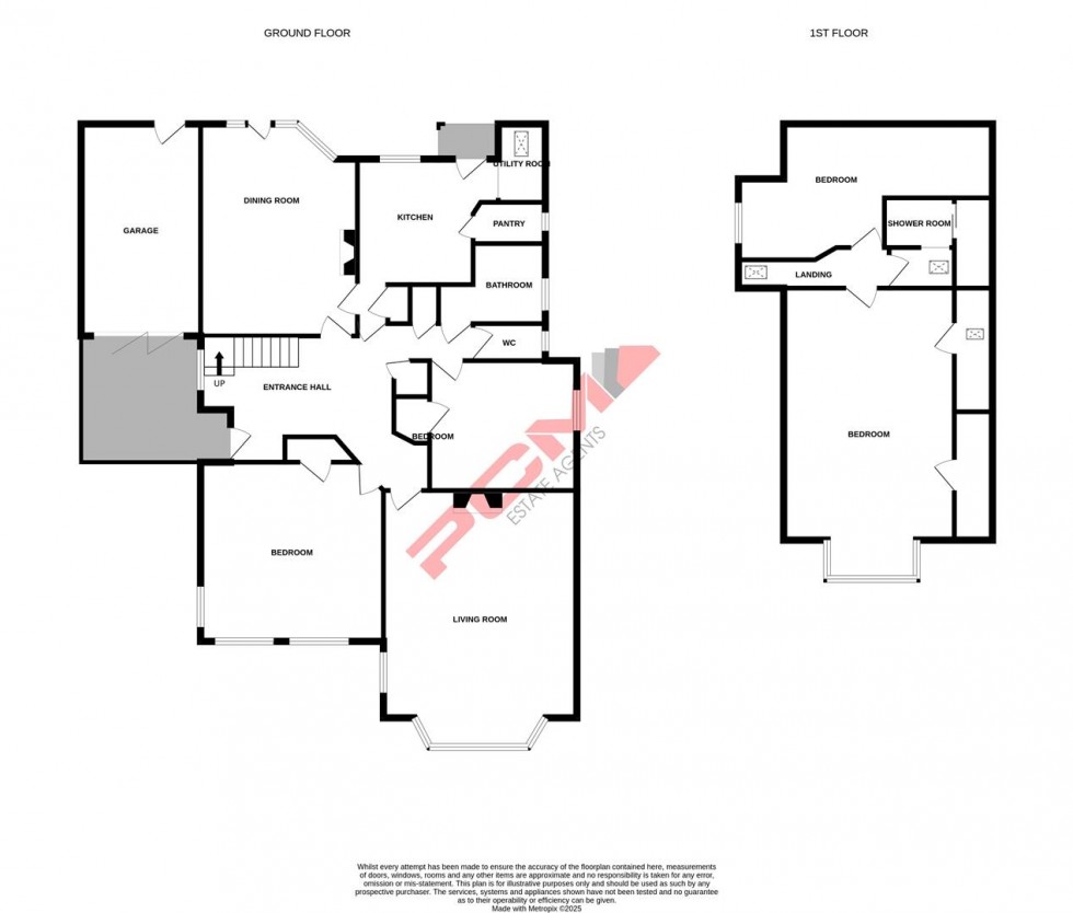 Floorplan for Priory Avenue, Hastings