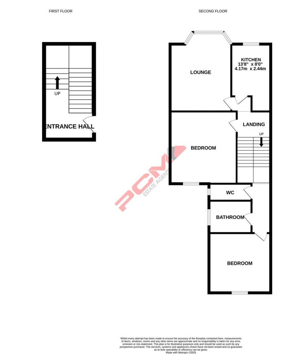 Floorplan for Braybrooke Road, Hastings