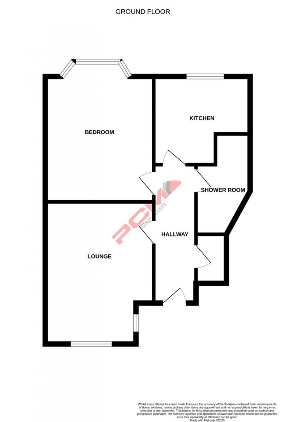 Floorplan for Milward Road, Hastings