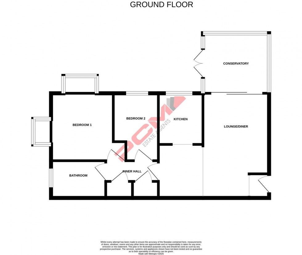 Floorplan for Pinders Road, Hastings