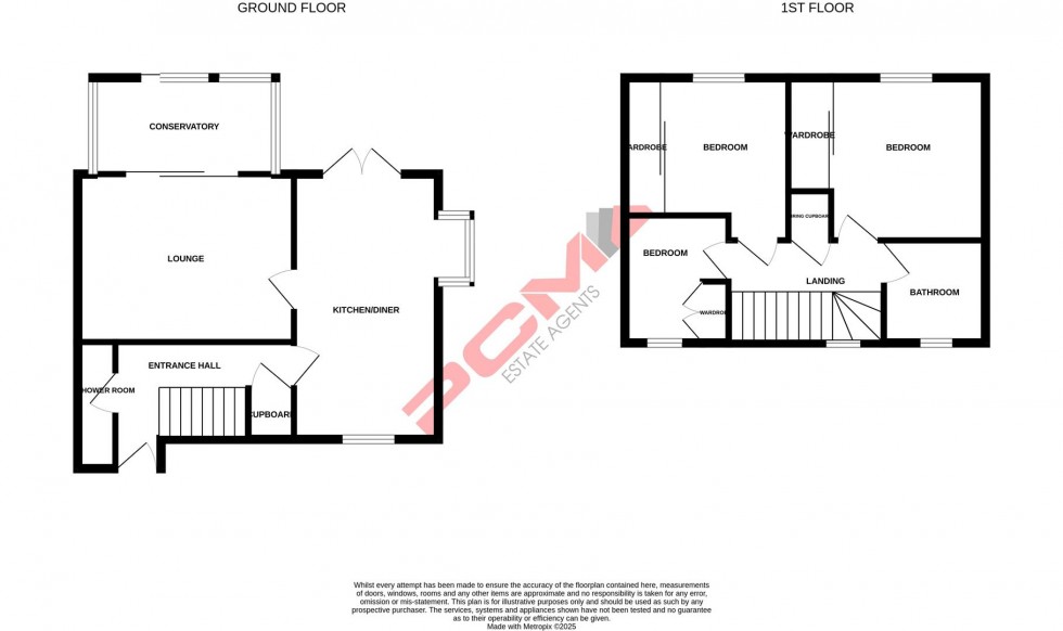 Floorplan for De Chardin Drive, Hastings