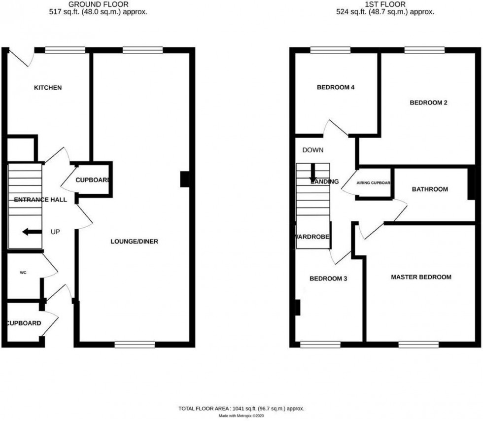 Floorplan for Cherry Tree Close, St. Leonards-On-Sea