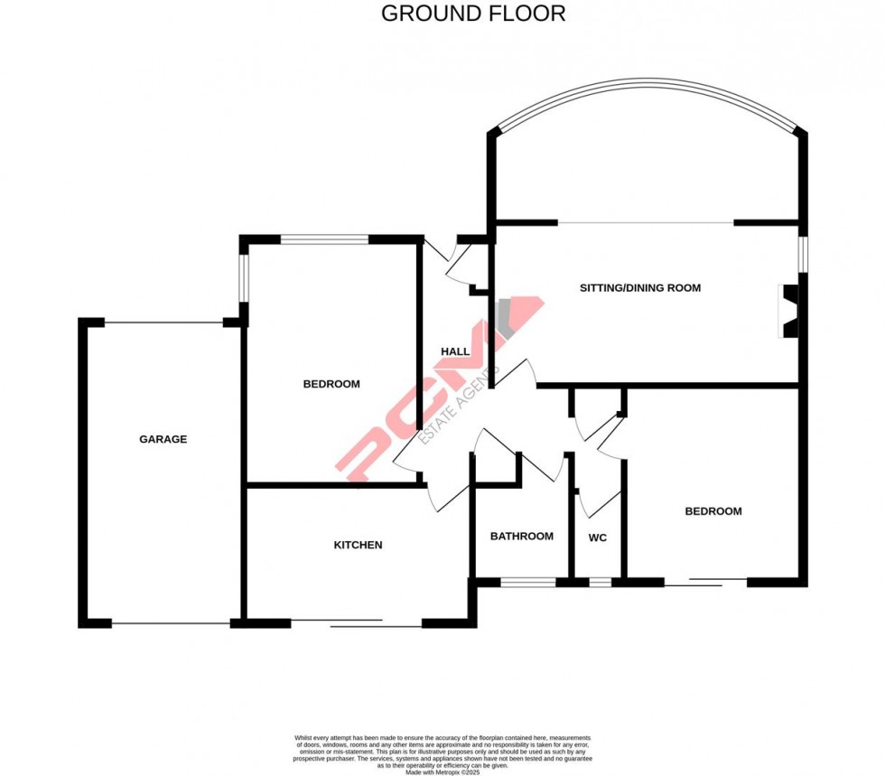 Floorplan for Langham Road, Hastings