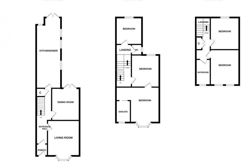 Floorplan for Braybrooke Road, Hastings