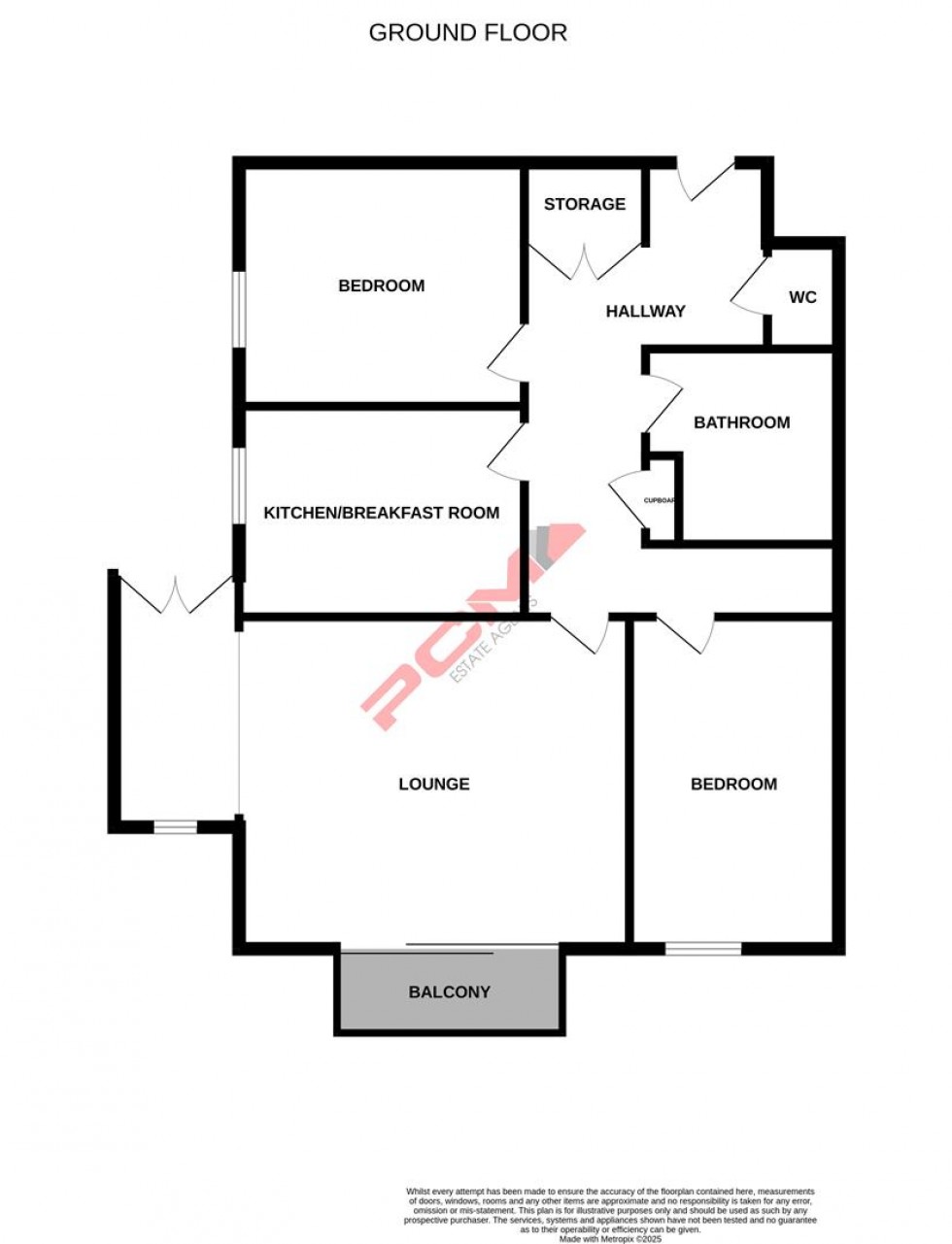 Floorplan for St. Helens Road, Hastings