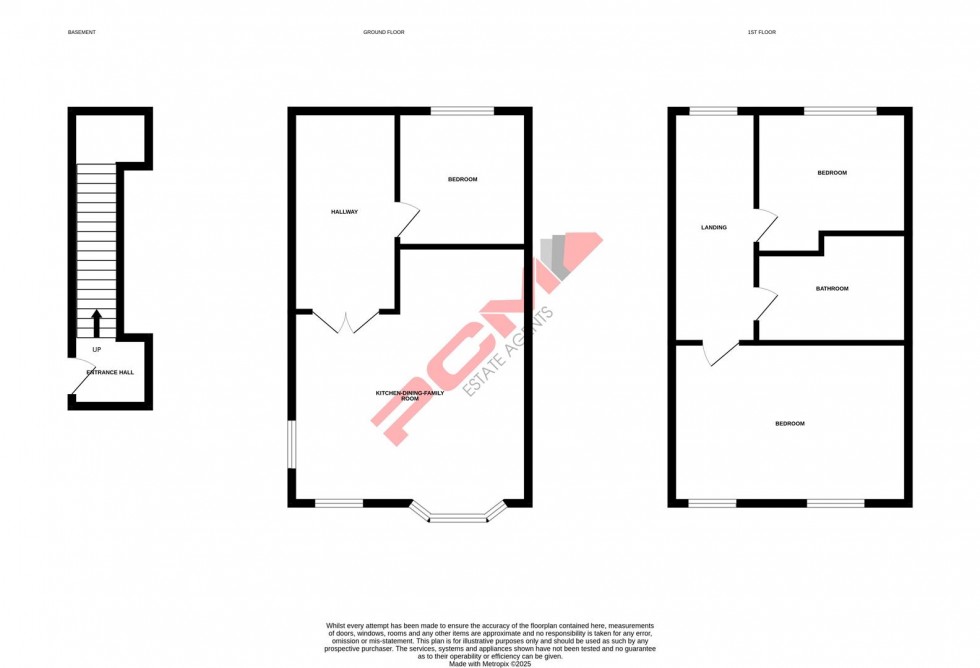 Floorplan for Earl Street, Hastings