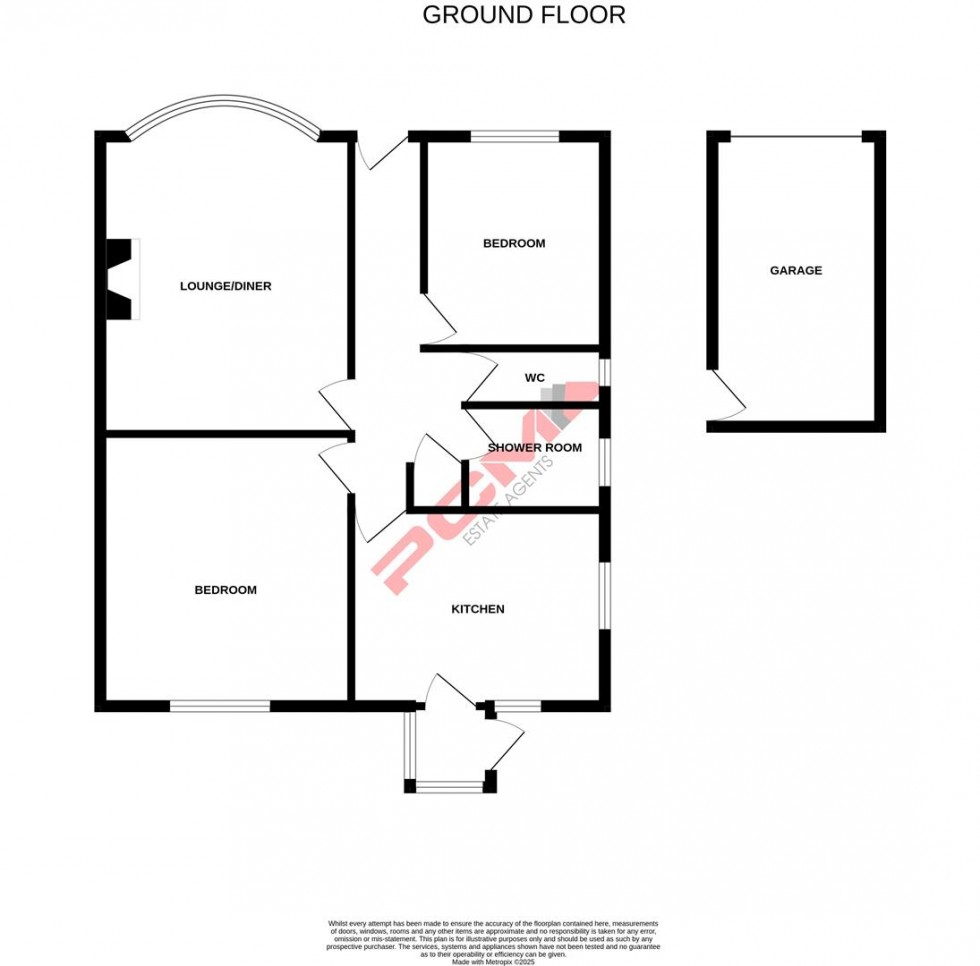 Floorplan for Richborough Close, Hastings