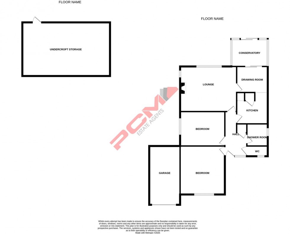 Floorplan for St. Helens Down, Hastings