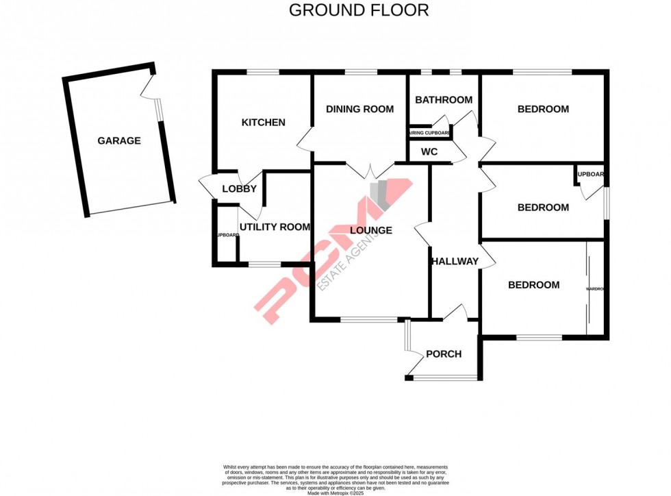 Floorplan for Mayne Way, Hastings