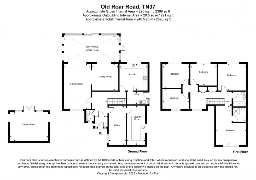 Floorplan for Old Roar Road, St. Leonards-On-Sea