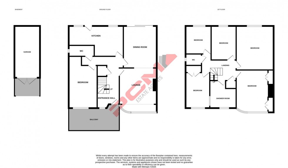 Floorplan for Lower Park Road, Hastings