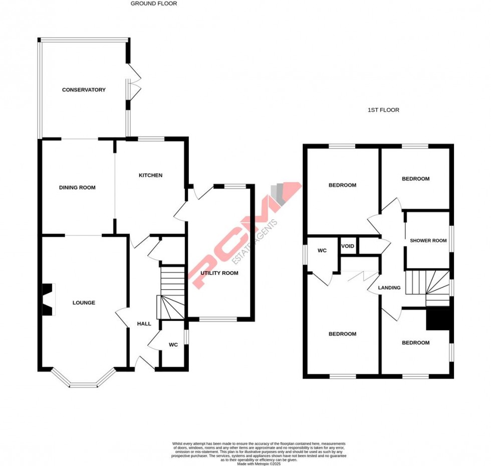 Floorplan for Redmayne Drive, Hastings