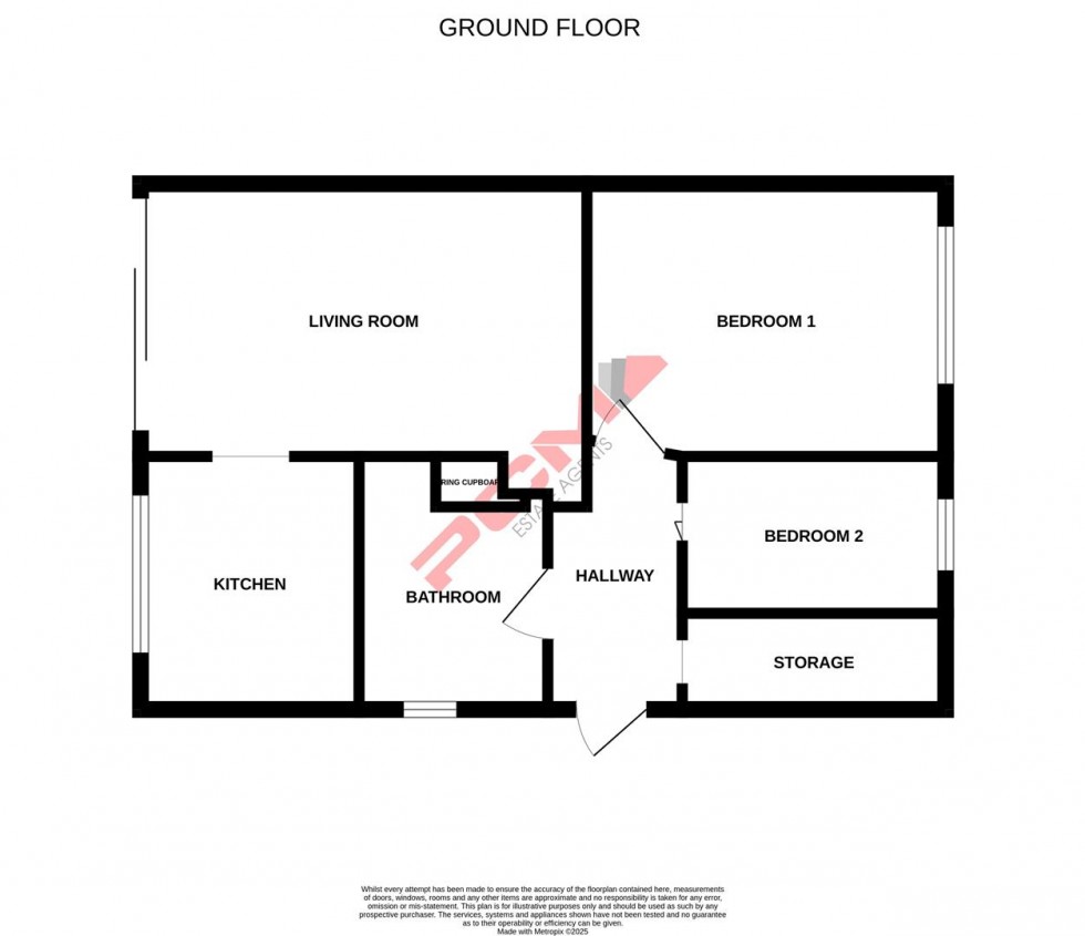 Floorplan for Kingsley Close, St. Leonards-On-Sea