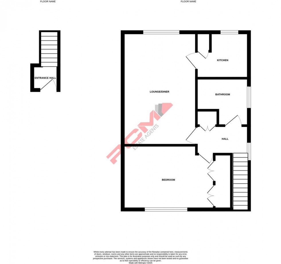 Floorplan for Senlac Way, St. Leonards-On-Sea